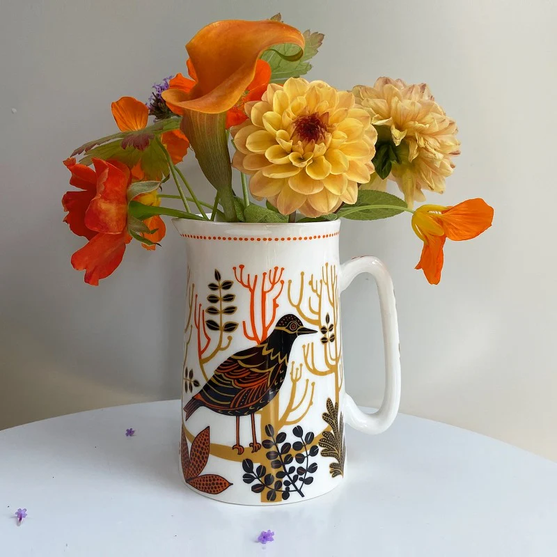 1 pint jug Dawn Chorus Orange - Image 5