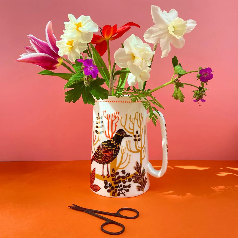 1 pint jug Dawn Chorus Orange - Image 7
