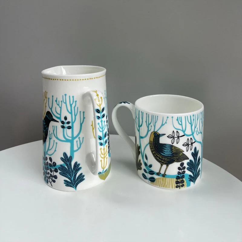 1 pint jug Dawn Chorus Turquoise - Image 3