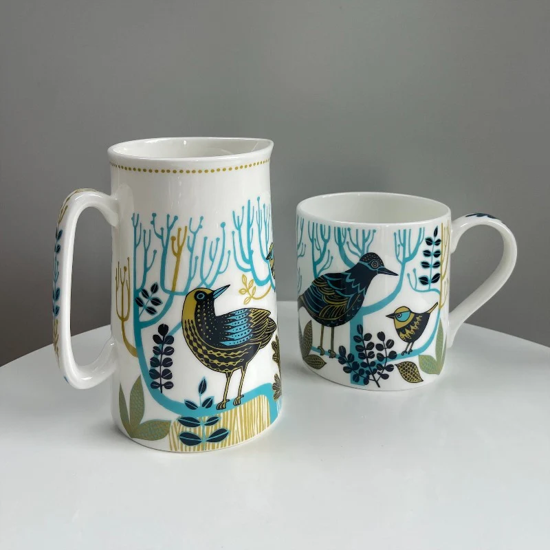 1 pint jug Dawn Chorus Turquoise - Image 4