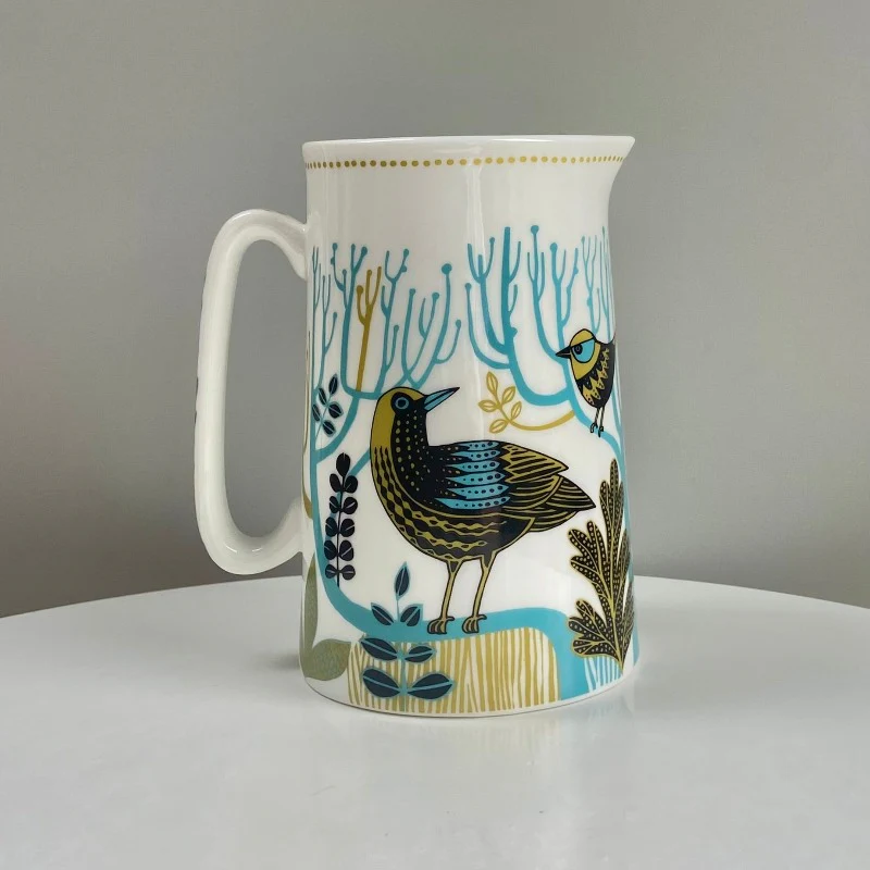 1 pint jug Dawn Chorus Turquoise - Image 5