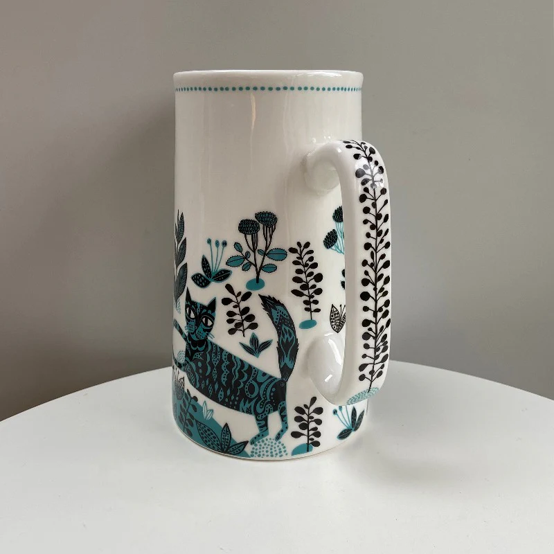 2 pint jug KITTY Turquoise - Image 3
