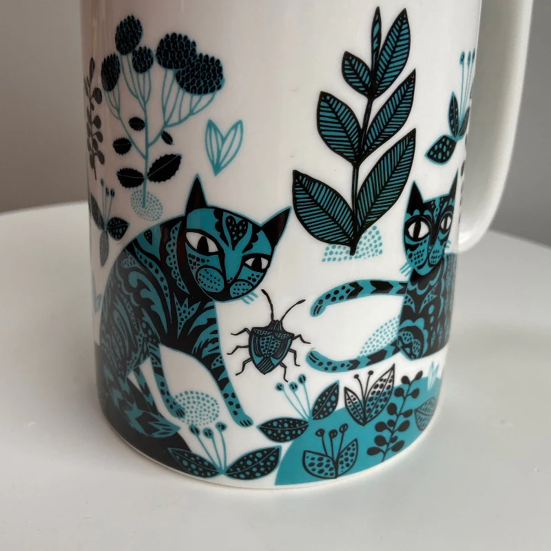 2 pint jug KITTY Turquoise - Image 4