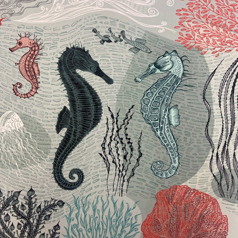 Coastal Seahorse A1 Giclée Print - Image 3