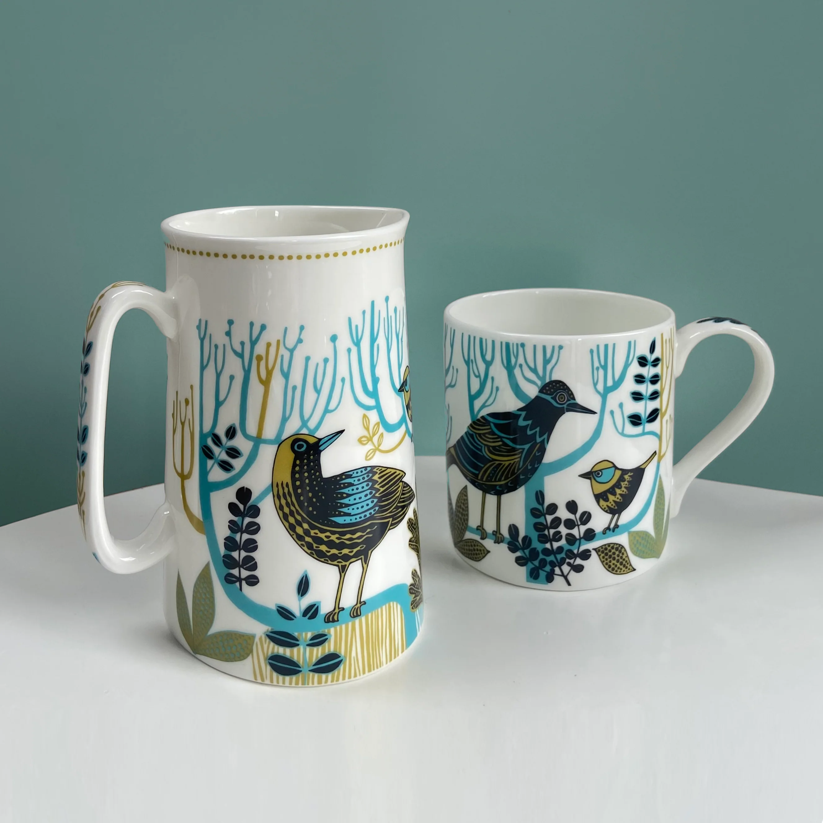 Fancy Handle Dawn Chorus mug - Image 4