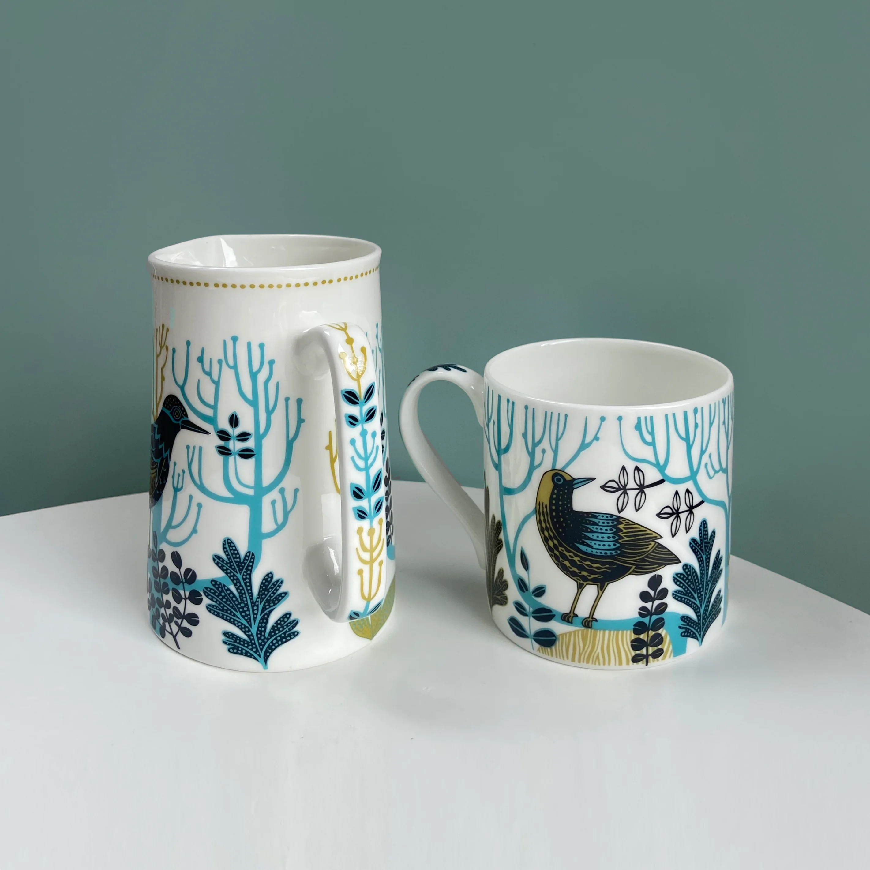 Fancy Handle Dawn Chorus mug - Image 5