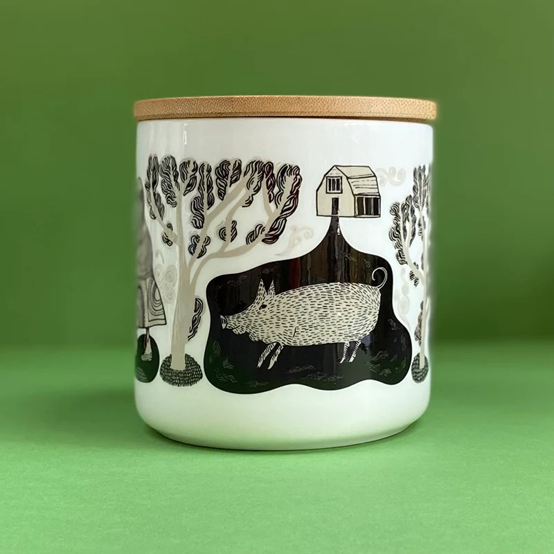 Farm Friends Storage Jar (taupe) - Image 3