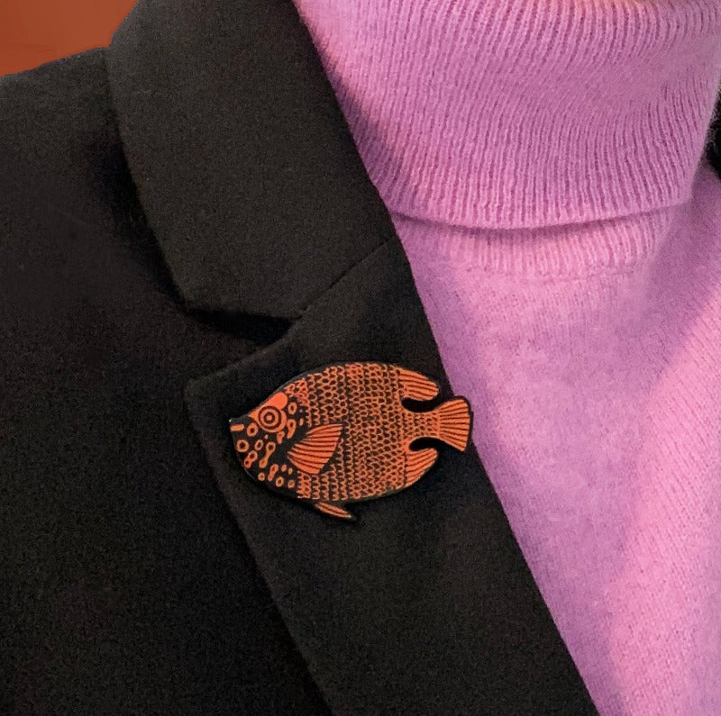 Fish Pin Badge - Image 3