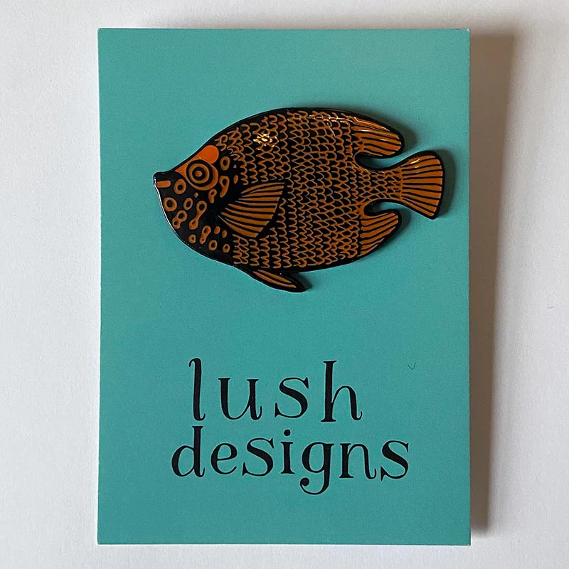 Fish Pin Badge - Image 4