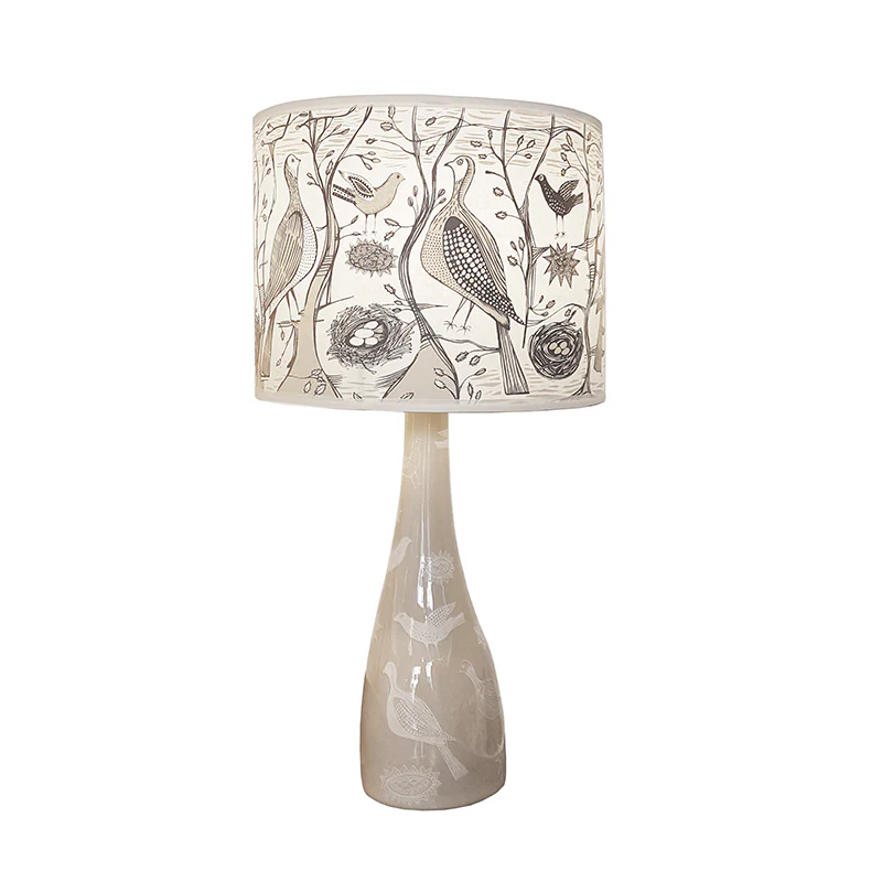 Game Bird Lampshade Grey/Cream - Image 3