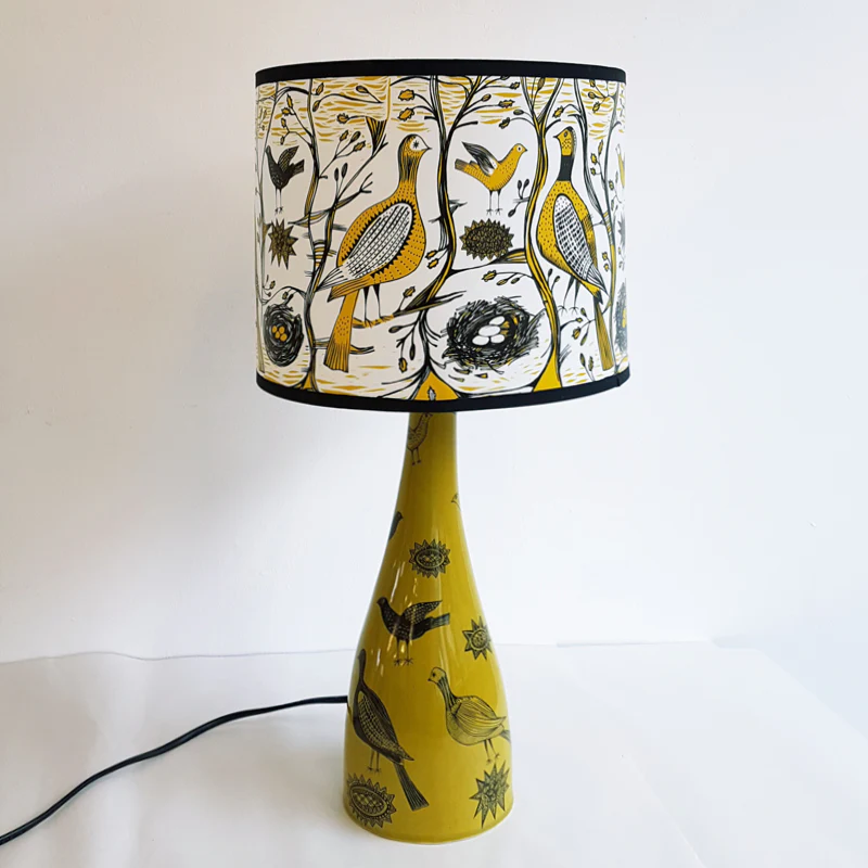 Game Bird Lampshade Mustard - Image 3