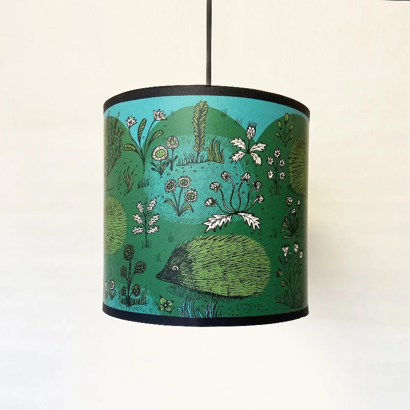 Hedgehog Lampshade GREEN - Image 4