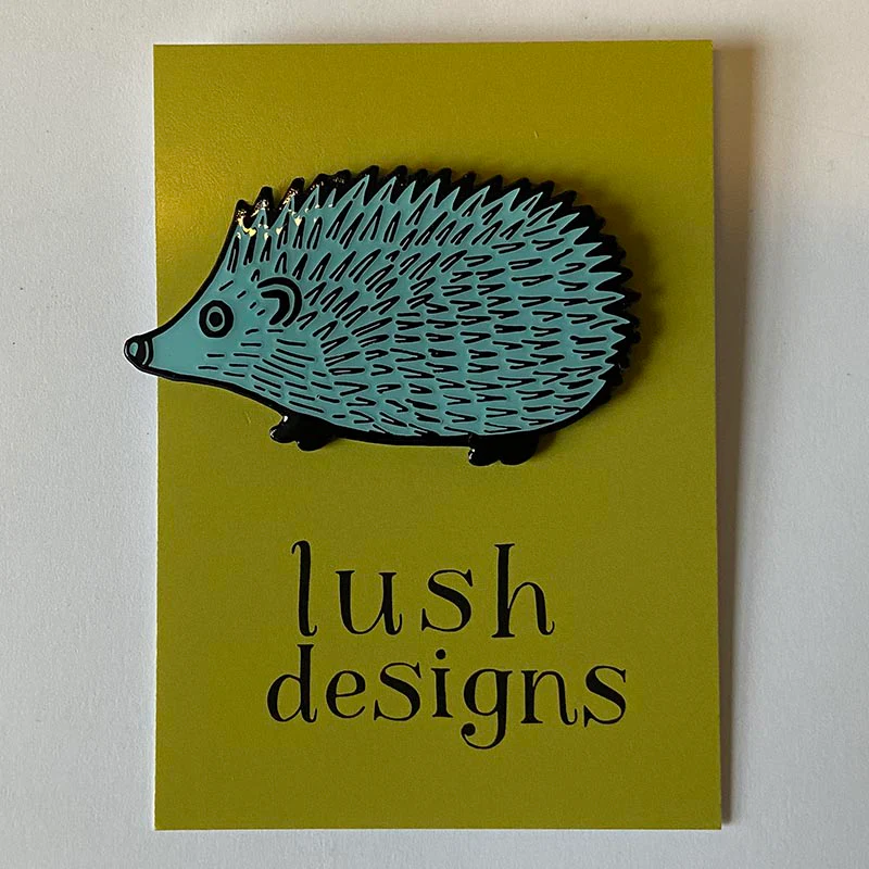 Hedgehog Pin Badge - Image 3
