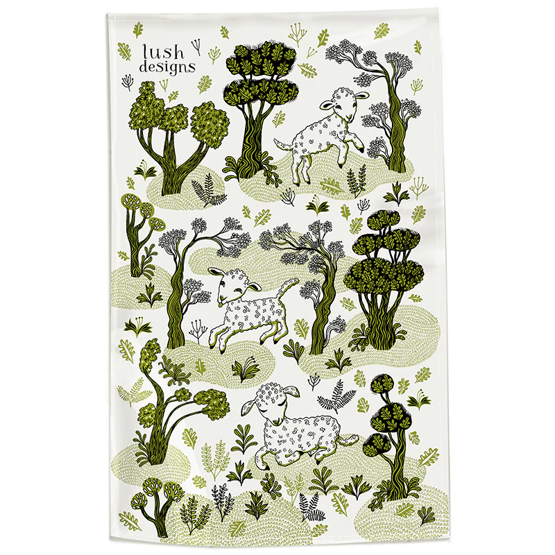 Lamb Tea Towel