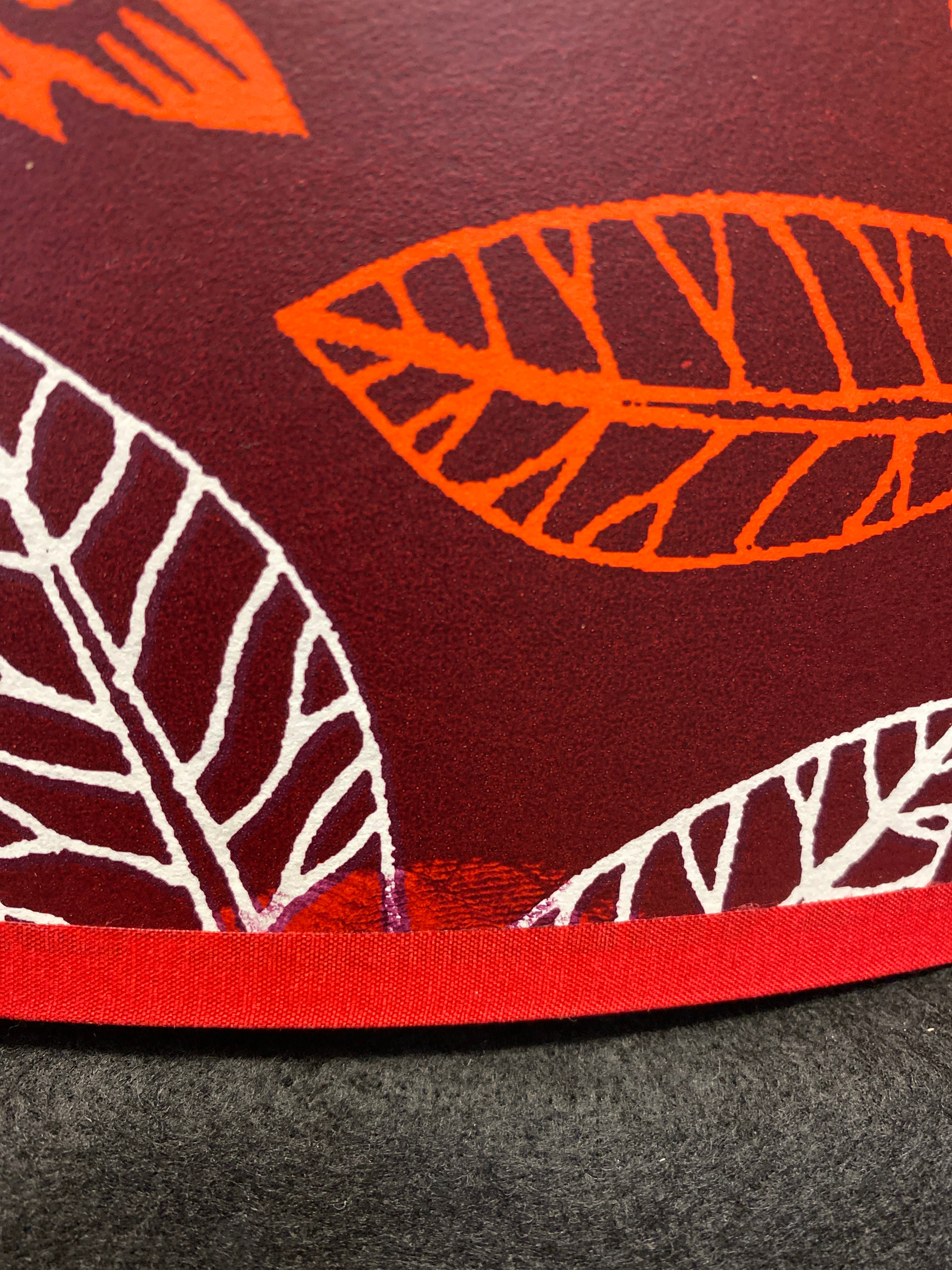 Large Fox and Cubs Lampshade Orange SECOND (lamp) - Image 2