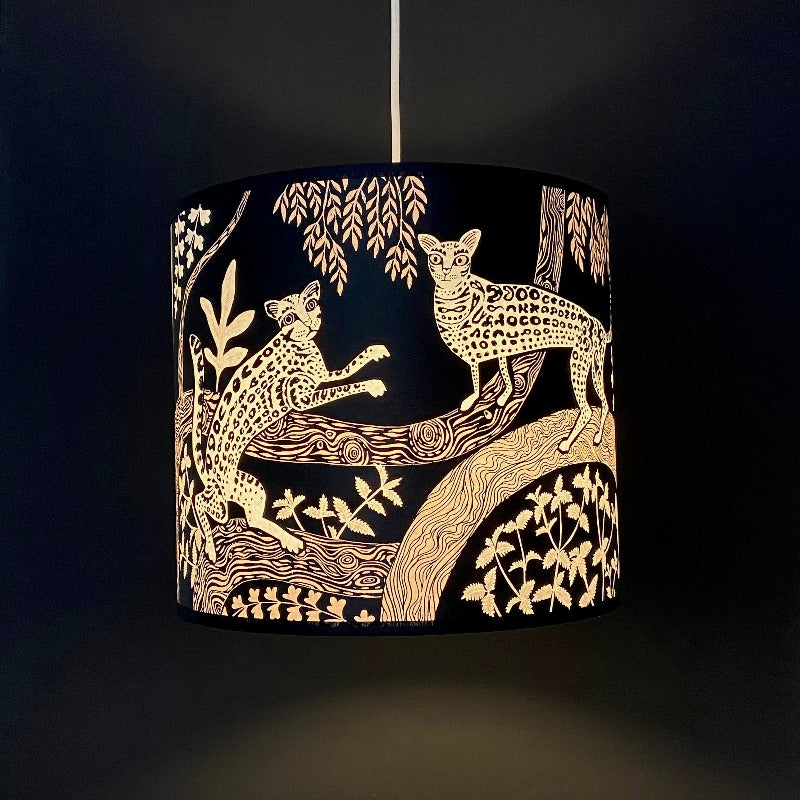 Ocelot Lampshade Black-Pink - Image 3