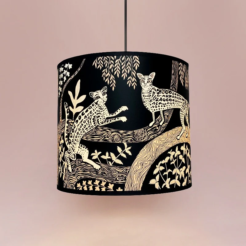 Ocelot Lampshade Black-Pink - Image 4