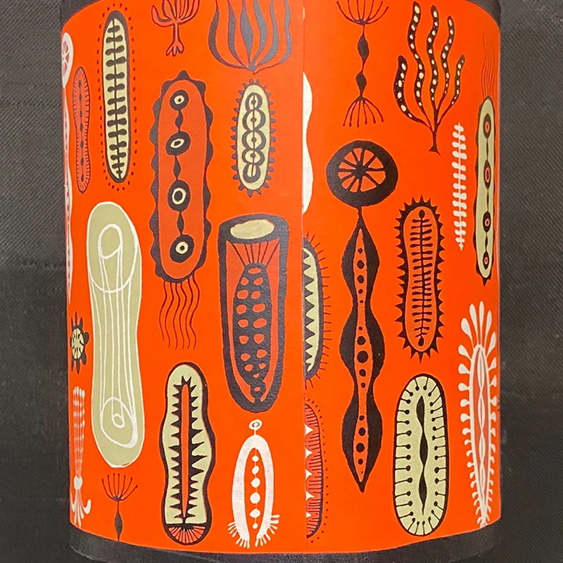 Plankton lampshade orange SECOND pendant or lamp - Image 2