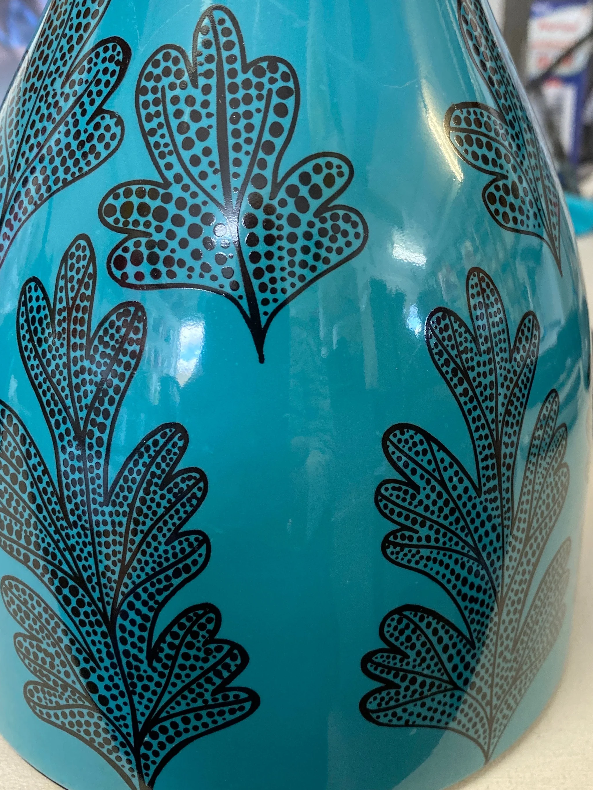 Polly Lamp base - Teal - Image 7