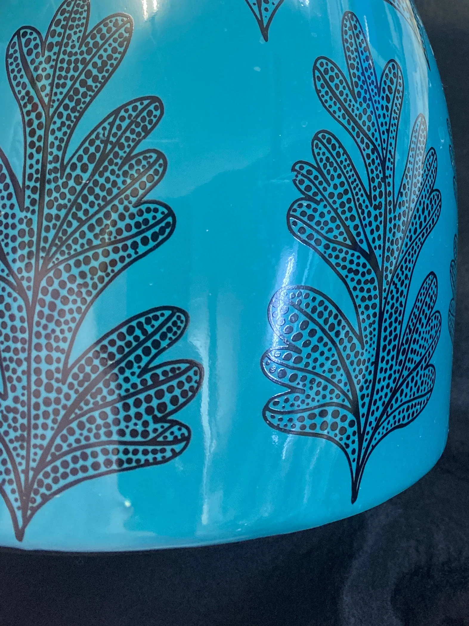 Polly Lamp Base - Teal SECOND 1 - Image 3