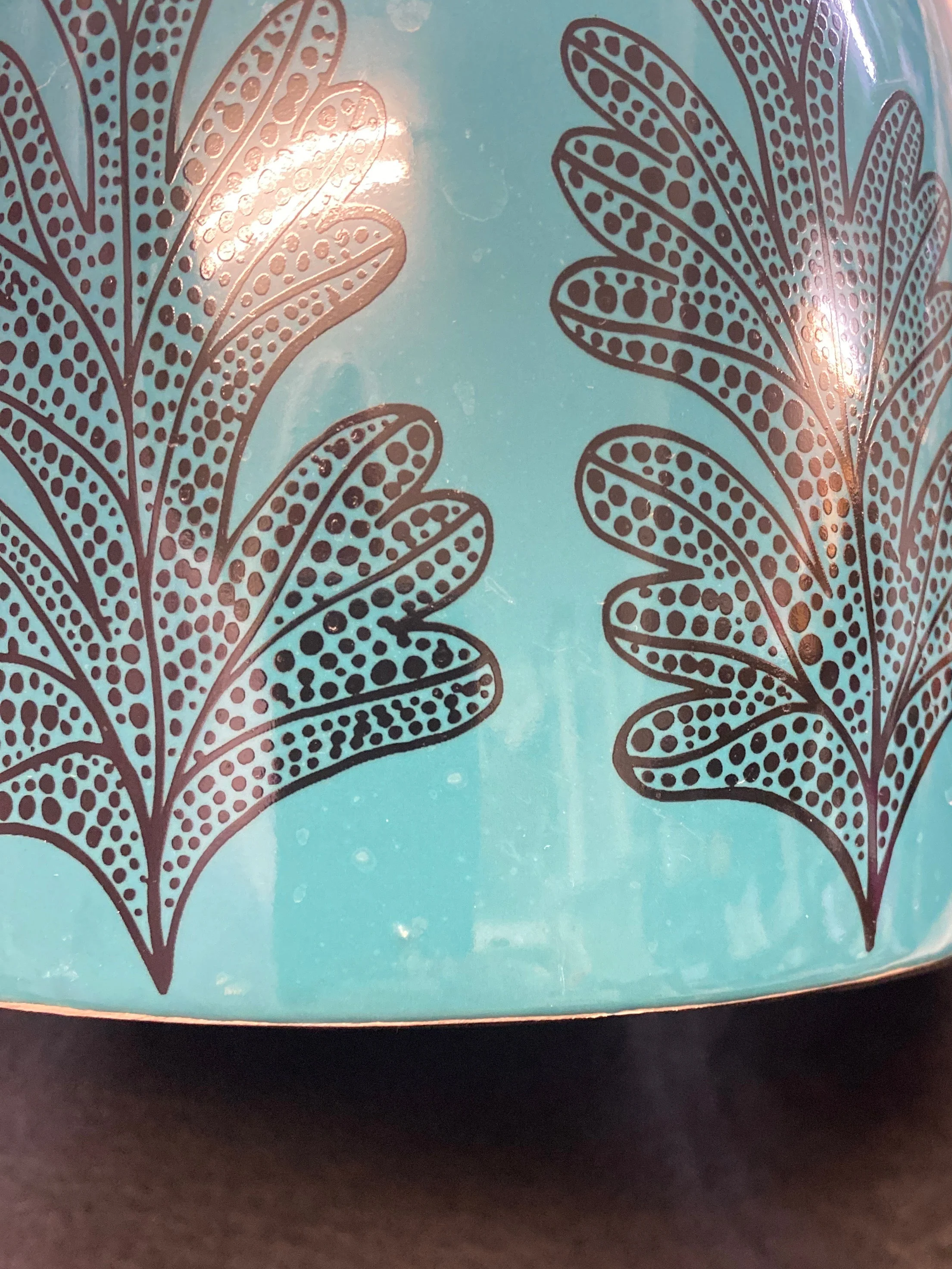 Polly Lamp Base - Teal SECOND 1 - Image 4
