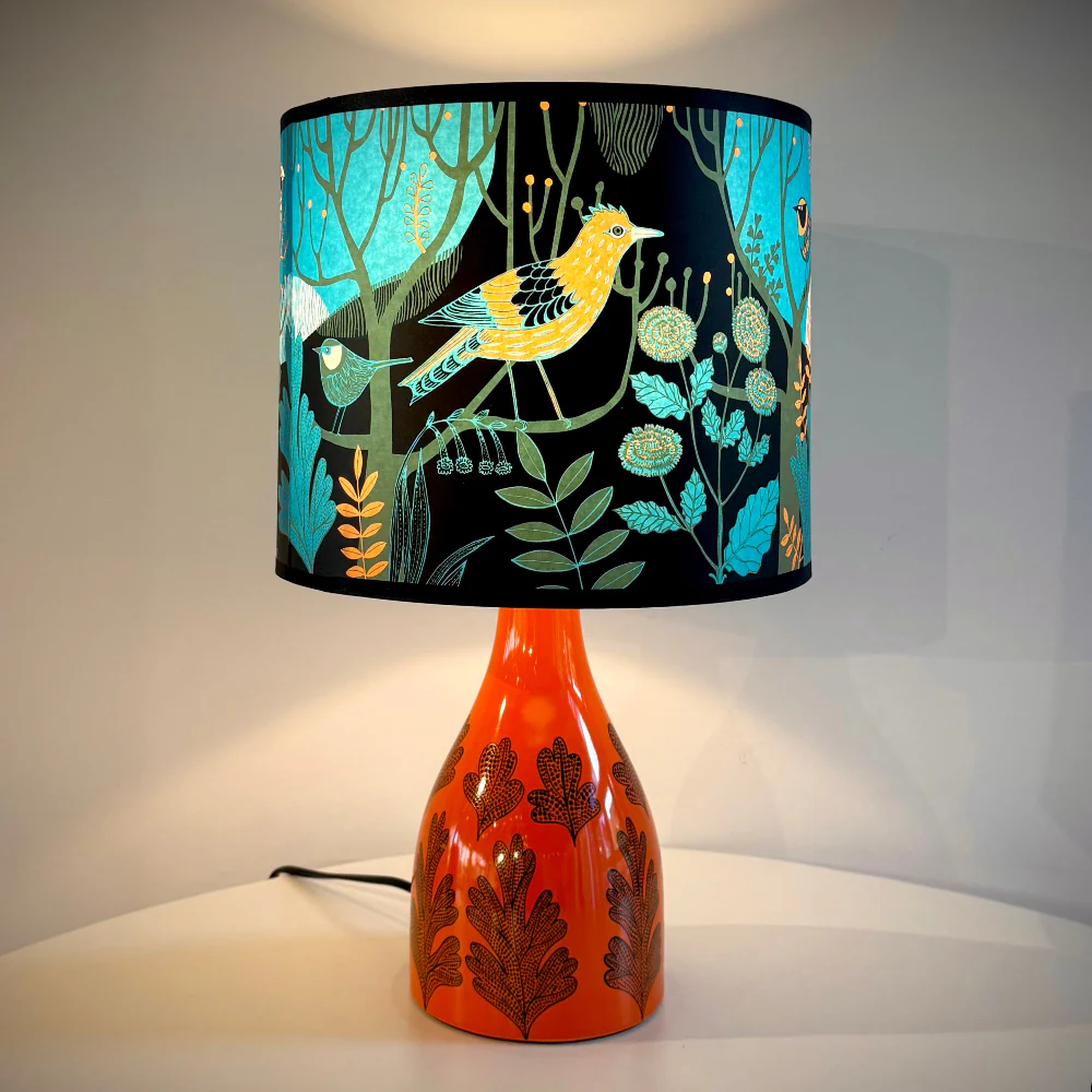 Dawn Chorus Lampshade - Blue - Image 4