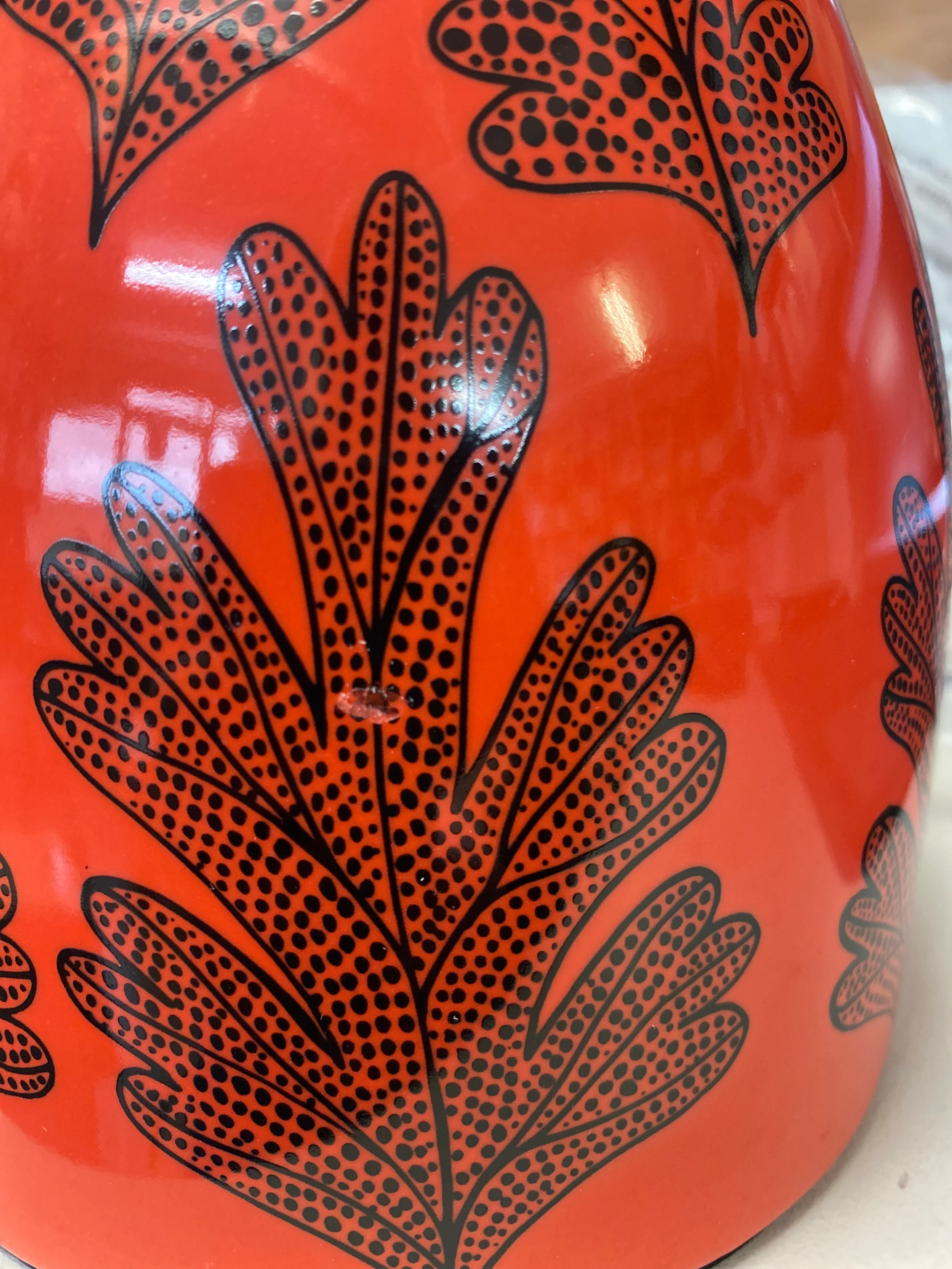 Polly Lamp Base - Vermillion SECOND - Image 3