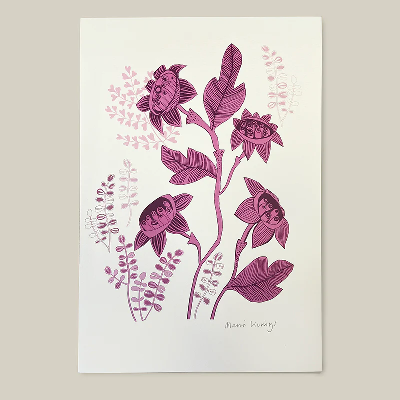 Set of 3 of Flower Prints - Image 3