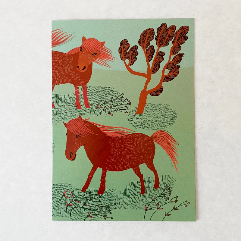 Shetland Pony CARD
