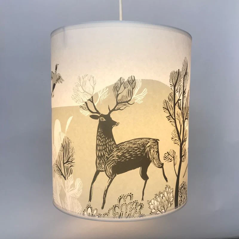 Stag Lampshade - Gold - Image 3