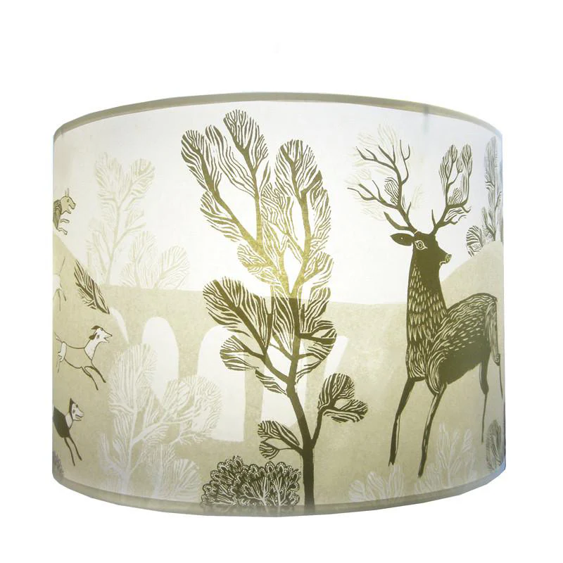Stag Lampshade - Gold - Image 5