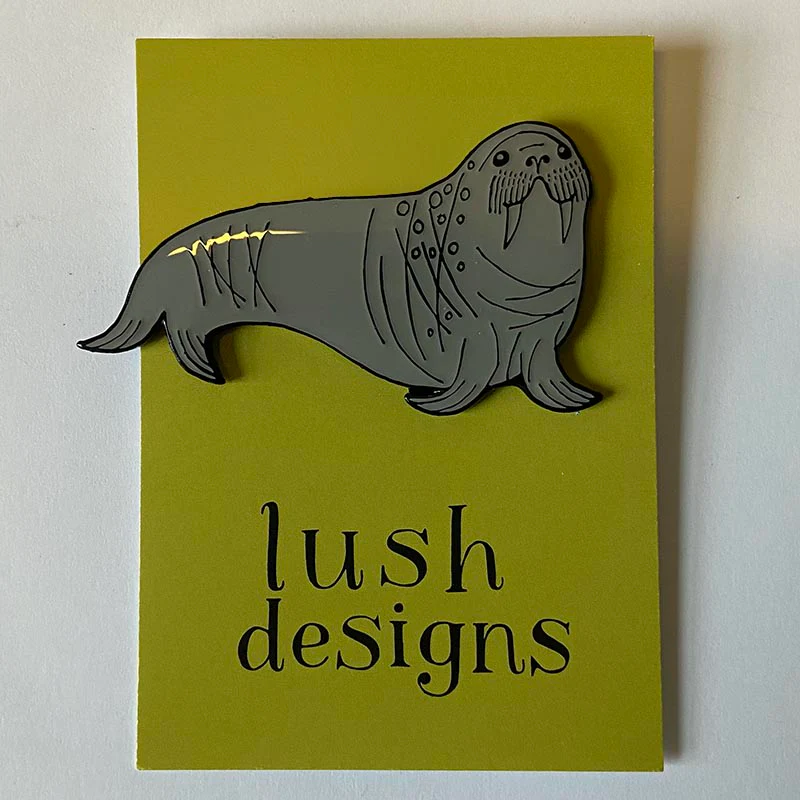 Walrus Pin Badge - Image 3